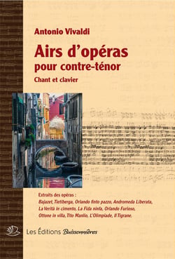 Airs d'opéra pour contre-ténor - chant et clavier