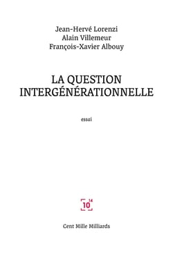La question intergénérationnelle
