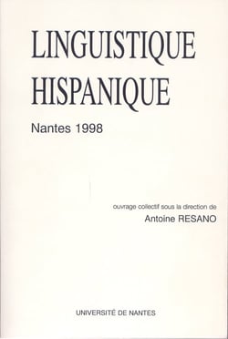 Linguistique hispanique - nantes 1998