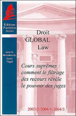 Cours supremes - comment le filtrage des recours revele le pouvoir des juges 