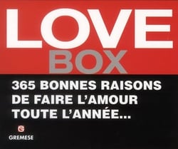 Love box - 365 bonnes raisons de faire l'amour toute l'annee (coffret 365 feuillets)
