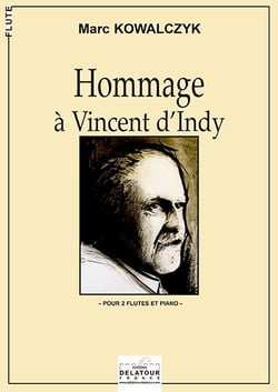 Hommage à  Vincent d'Indy pour 2 flûtes et piano