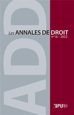Les Les Annales de droit, n° 16/2022