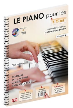 Le piano pour les 9/15 ans Volume 2 - Méthode piano