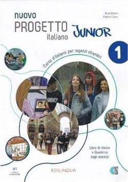 Nuovo progetto italiano junior 1- libro di classe e quaderno degli esercizi.