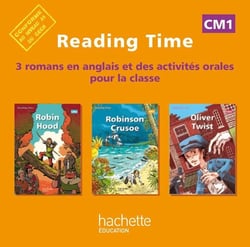 READING TIME : Robin Hood, Robinson Crusoe, Oliver Twist - CM1 - CD audio de la classe