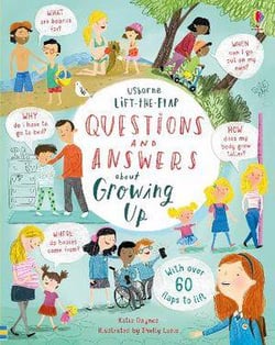ABOUT GROWING UP - LIFT-THE-FLAP QUESTIONS & ANSWERS