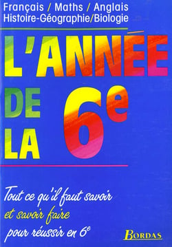 L'année de - l'annee de la 6eme