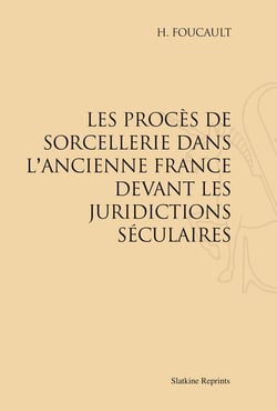 Les procès de sorcellerie dans l'ancienne france devant les juridictions séculaires