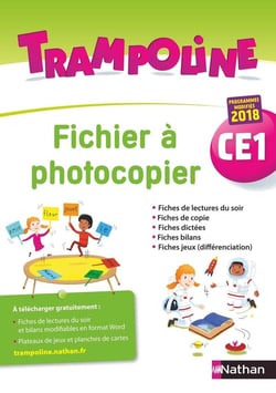 TRAMPOLINE : français - CE1 - fichier à photocopier (édition 2019)