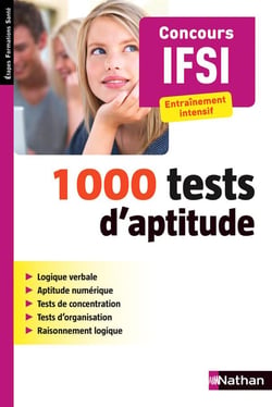 1000 tests d'aptitude - concour IFSI - entraînement intensif (édition 2015)