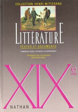 Litterature textes et documents eleve xixe siecle