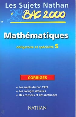 Mathematiques, obligatoire et specialite s bac 2000
