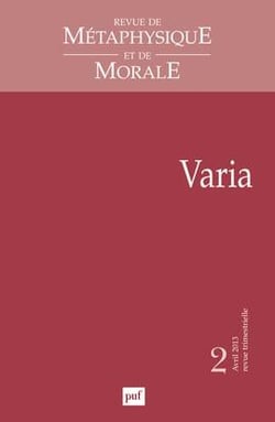 RMM 2013, n° 2