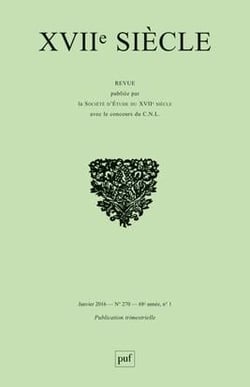 Revue XVIIe siècle n.270