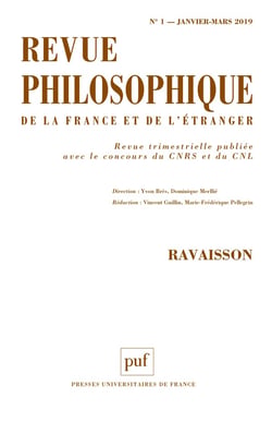 Revue philosophique de la France et de l'étranger n.144 (édition 2019)