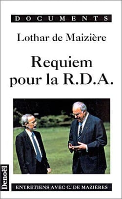 Requiem pour la r.d.a. - entretiens avec christine de mazieres