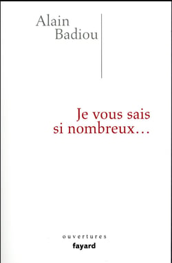 Je vous sais si nombreux