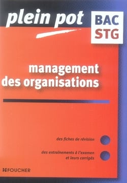 Management des organisations - bac stg