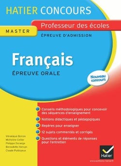 Français - épreuve orale d'admission - master professeur des écoles - concours 2013