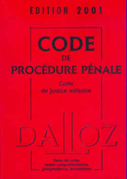 CODE DE PROCEDURE PENALE 2001