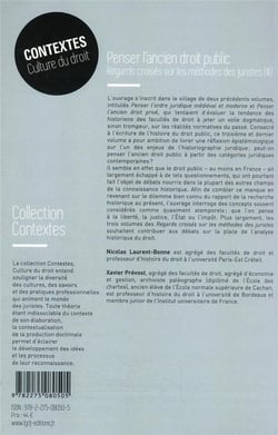 Penser l'ancien droit public : regards croisés sur les méthodes des juristes (iii)