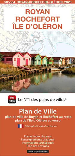 Royan, Rochefort, île d'Oléron : plan de ville (édition 2020)