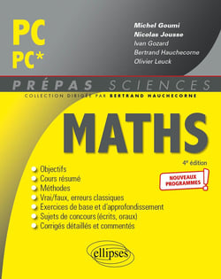 Mathématiques : PC/PC* - programme 2022