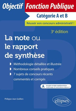La note ou le rapport de synthèse (3e édition)