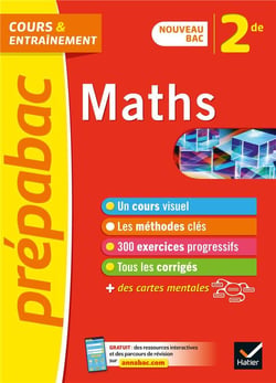Prépabac cours & entraînement : mathématiques - 2de