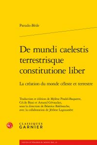 De mundi caelestis terrestrisque constitutione liber - la création du monde célestre et terrestre