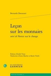 Leçon sur les monnaies - de notice sur le change