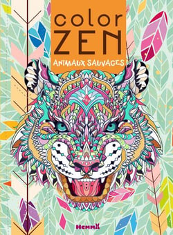 Color zen - animaux sauvages - tigre