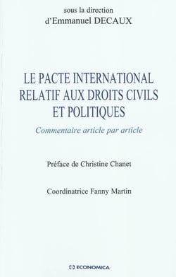 Le pacte international relatif aux droits civils et politiques - commentaire article par article