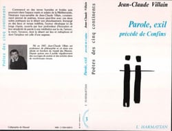 Parole, exil : Précédé de Confins