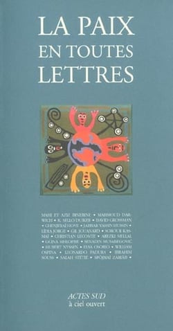La paix en toutes lettres