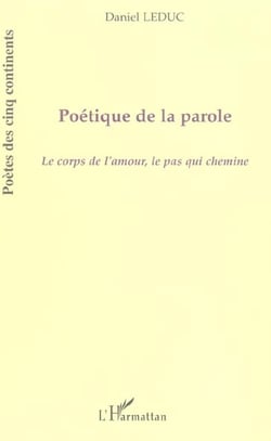 Poetique de la parole