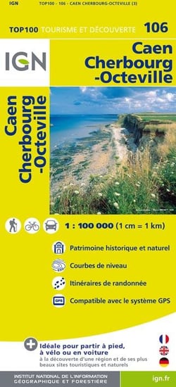 Aed Top100106 Caen/Cherbourg-Octeville  1/100.000