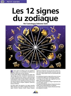 Les 12 signes du zodiaque
