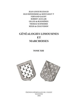 Généalogies Limousines et Marchoises T13