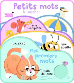 Mes premiers mots : Livre à toucher