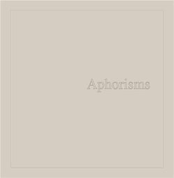Aphorisms - Vinyle