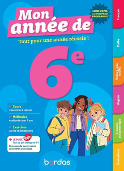 Mon année de : 6e - Toutes les matières (édition 2026)