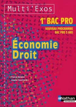 Économie droit - 1re bac pro