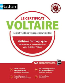 Le certificat Voltaire (édition 2018)