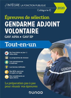 Gendarme adjoint volontaire - 2020 - epreuves de selection - tout-en-un - epreuves de selection gav (édition 2020)