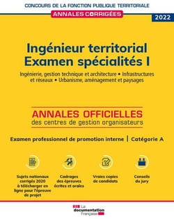 Ingénieur territorial 2021 examens spécialité I : ingéniérie, gestion technique et architecture. infrastructures et réseaux