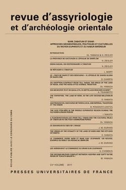REVUE D'ASSYRIOLOGIE ET D'ARCHEOLOGIE ORIENTALE n.105 : Mari, Tabatum et Emar