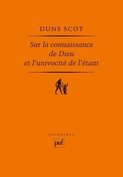 Sur la connaissance de dieu et l'univocité de l'étant (2e édition)