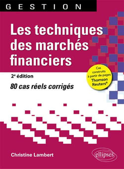 Les techniques des marchés financiers (2e édition)
